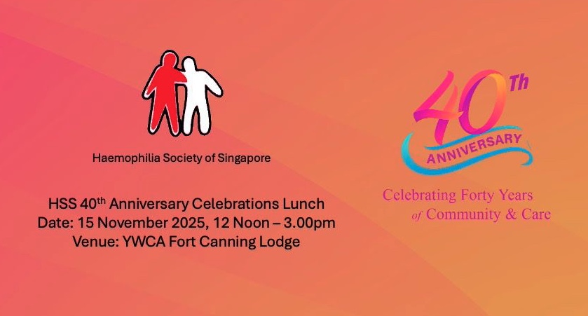 Haemophilia Society of Singapore 40th Anniversary Lunch